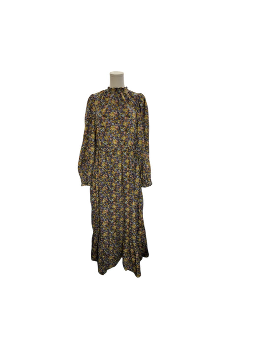 Universal Thread Women's Dress Gold Multi L