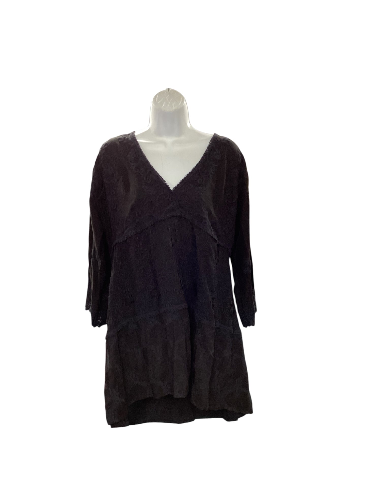 Johnny Was Women's Tunic/Dress Black Navy M