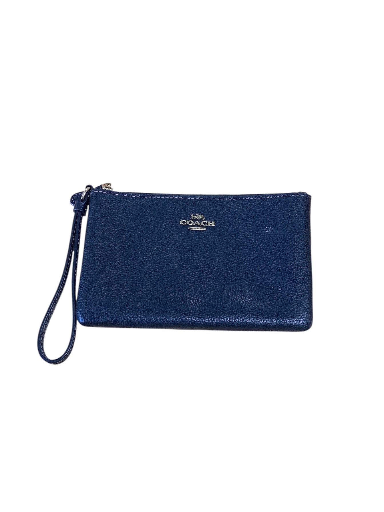 Coach Black Leather Wristlet