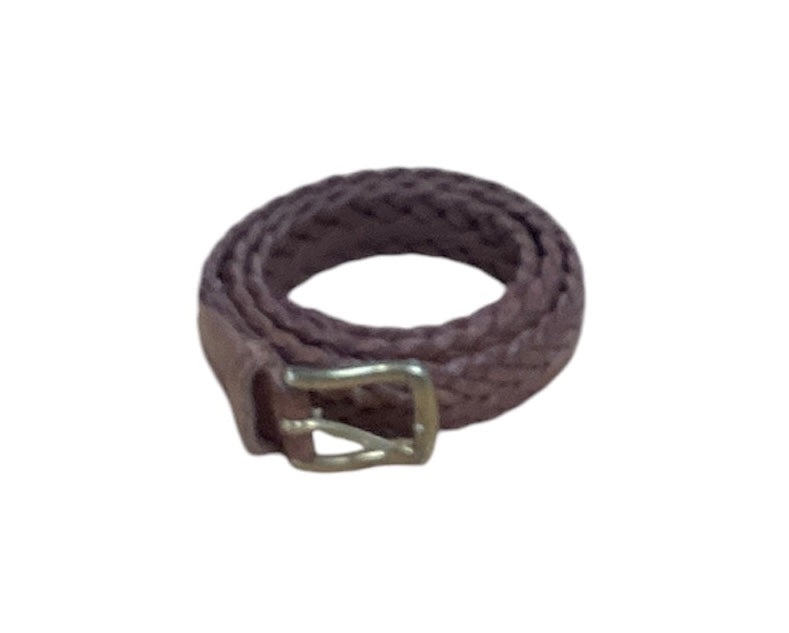 Brown Braided Belt