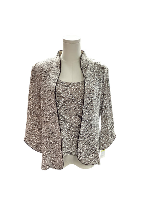 Alex Evenings Women's Shirt and Blazer Set M