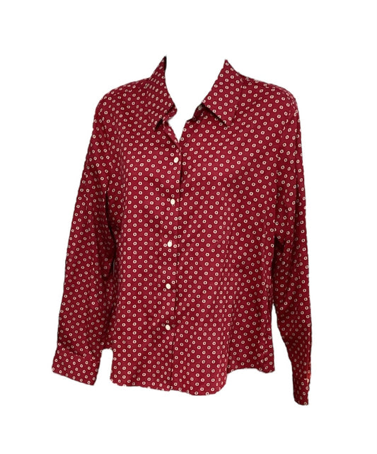 Foxcroft Women's Shirt Red 12P