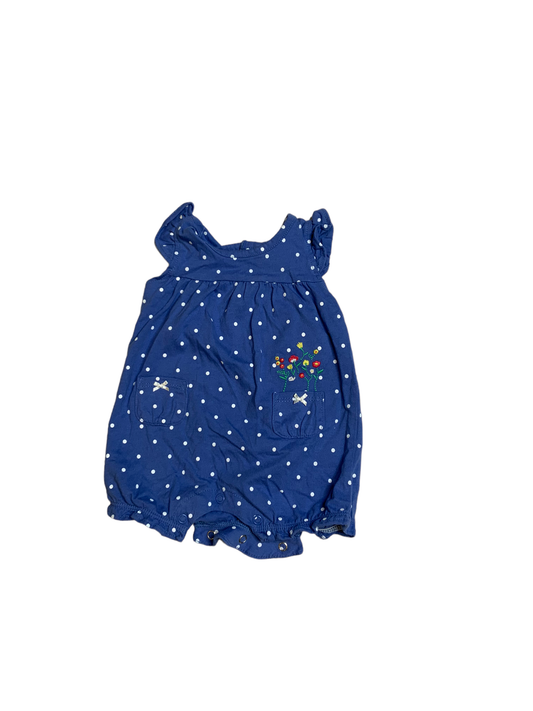 Carter's Girl Blue Onesie Dress Size 3