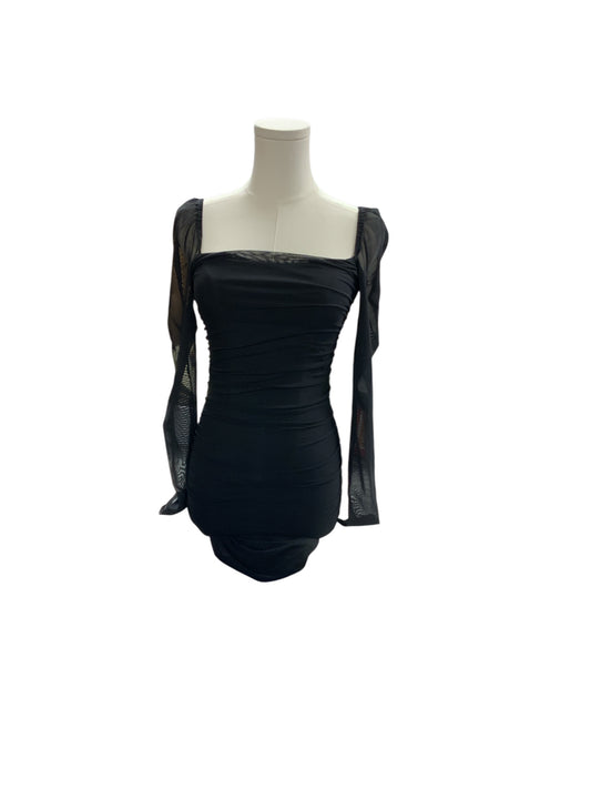 Princess Polly Jr Dress Black 4=S