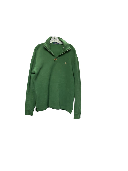Polo RL Men's Sweater Green Zip M