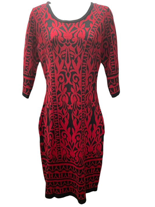 Danny and Nicole Sweater Dress Red M