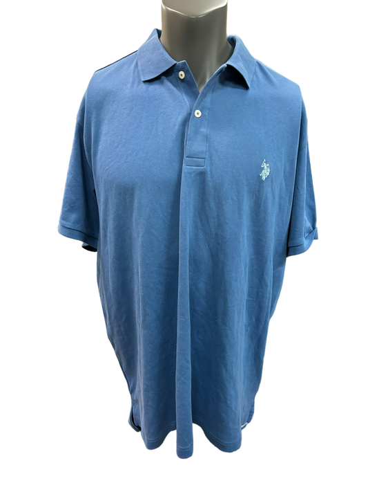 NWT U.S Polo Assn. Mens Polo Shirt Blue Size XL