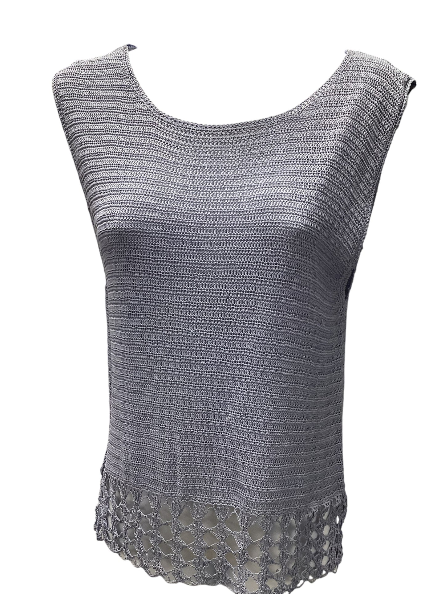 Erik Stewart Women's Sweater Tank Blue L