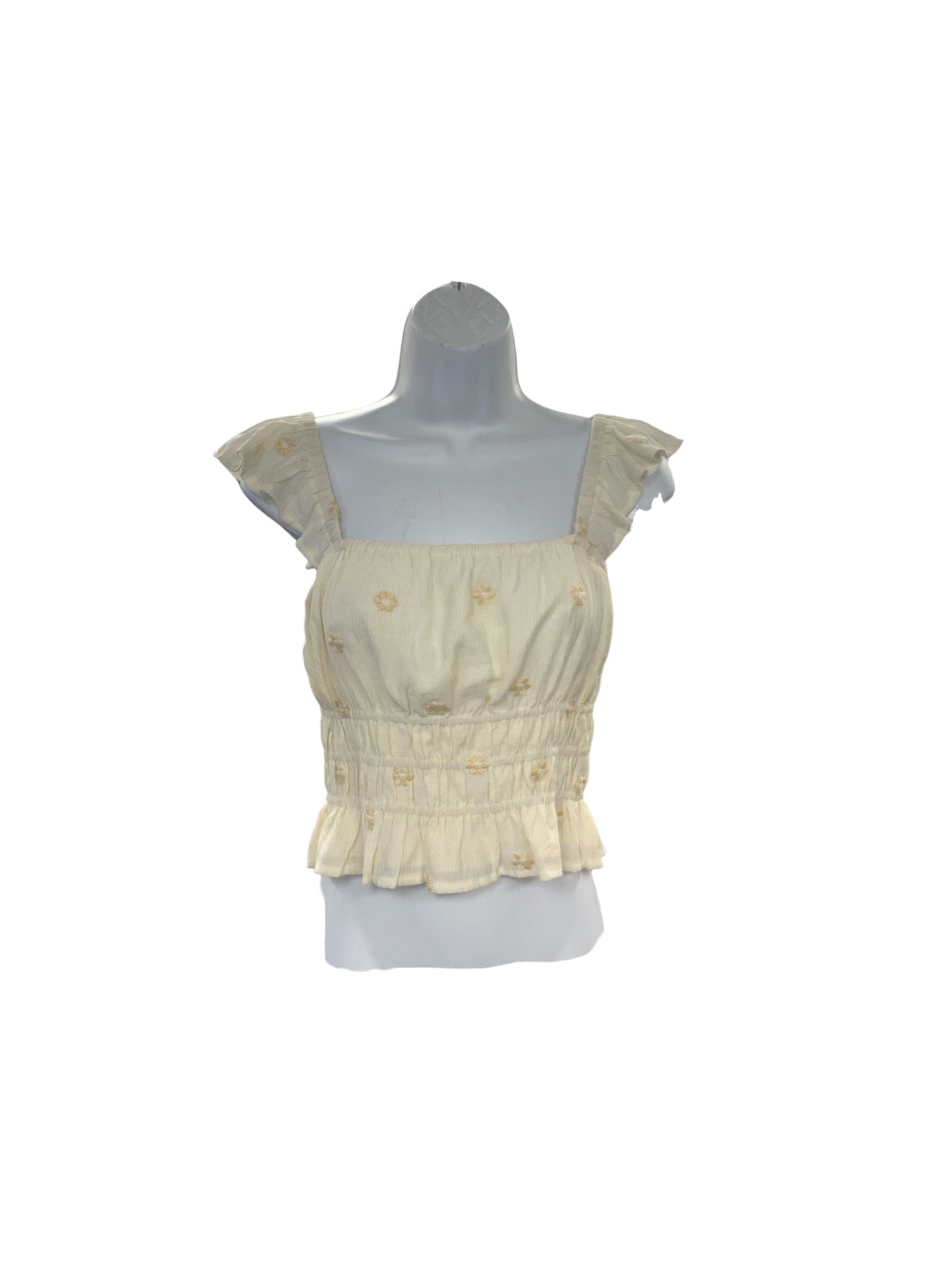 Altar'd State Women's Shirt Cream S