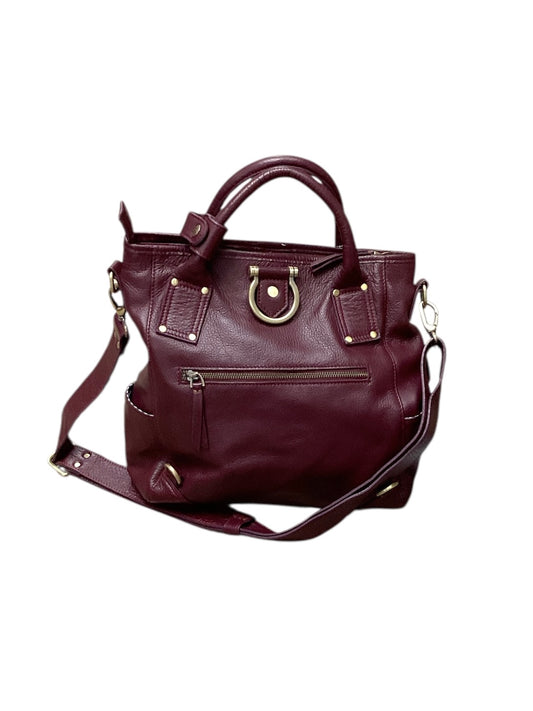 Sapahn Maroon Handbag