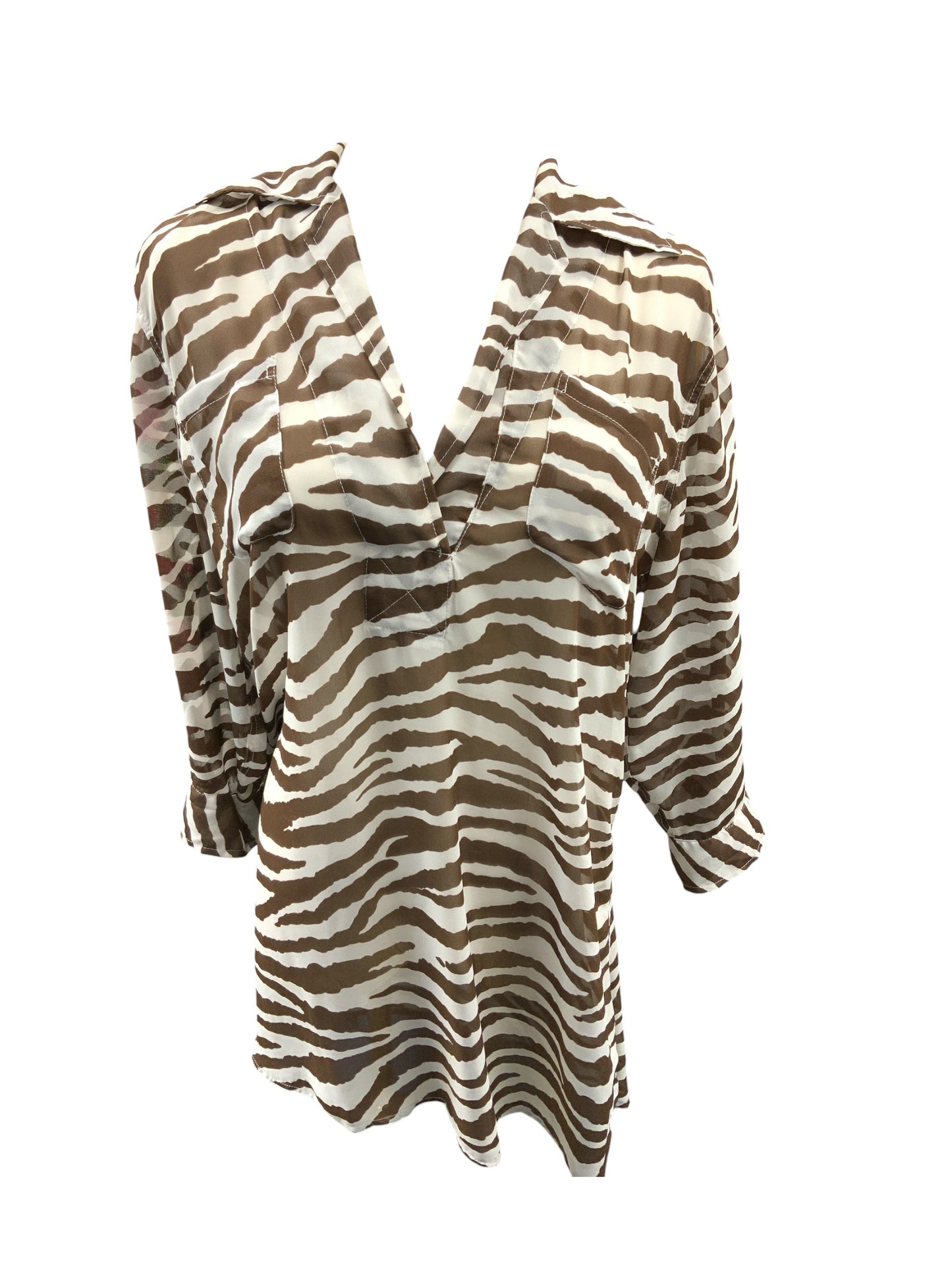 NY & Co Women's DRESS brown XS