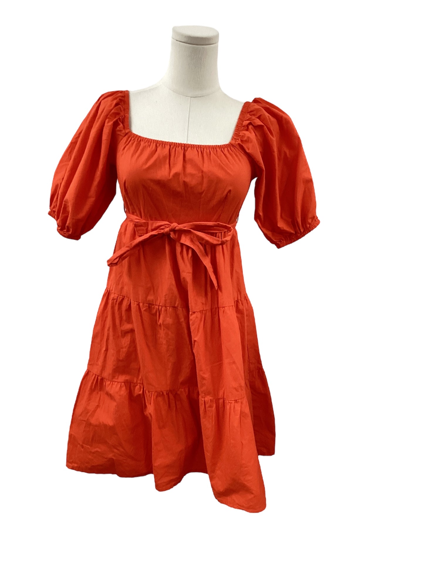 Sim & Sam Women's Dress Orange S