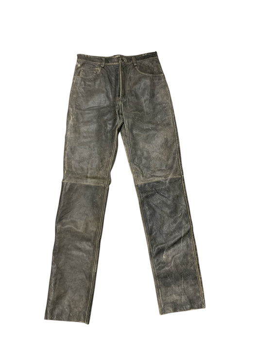 NWT M Julian Wilsons Men's Leather Pant Gray 34