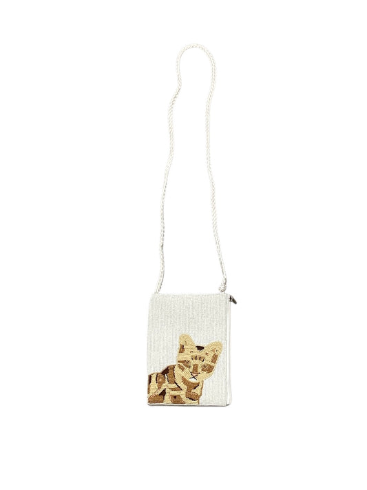 Cat Beaded Handbag
