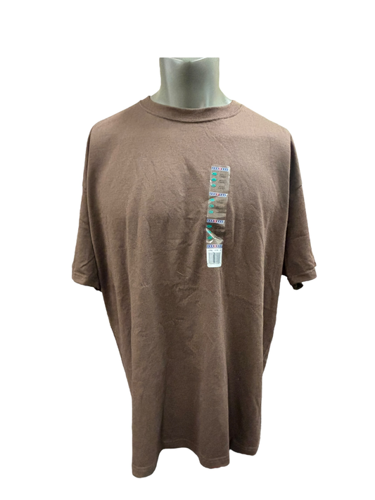 NWT Jerzees Mens T-Shirt Brown Size XL