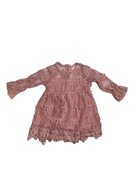 Toddler Girl Pink Dress Size 18-24M NWT