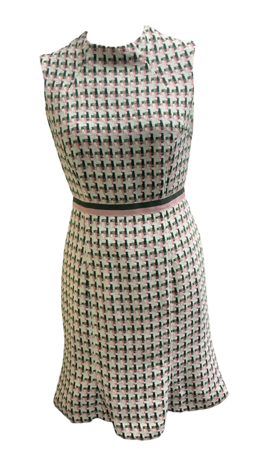 Boden Women Dress Green Tweed 6