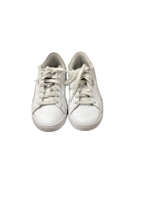 Puma Girls Tennis Shoes White 2