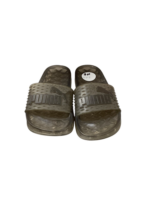Puma Boys Slides Gray 6