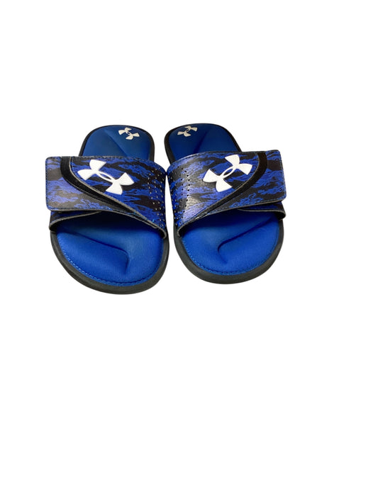 Under Armour Boys Slides Blue 6