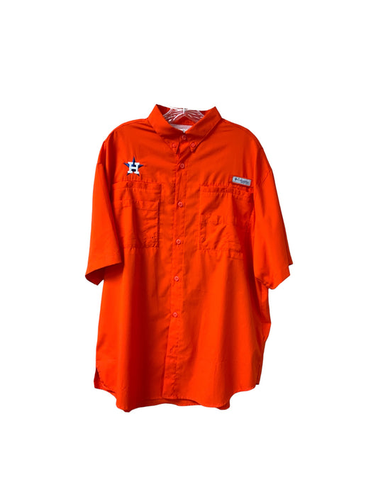 Columbia Astros Men's PFG Shirt Orange L