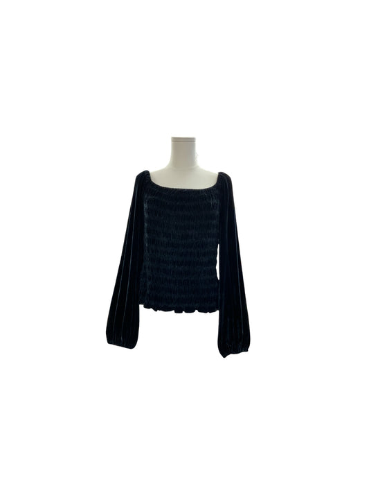 Women's Top Black Velvet M