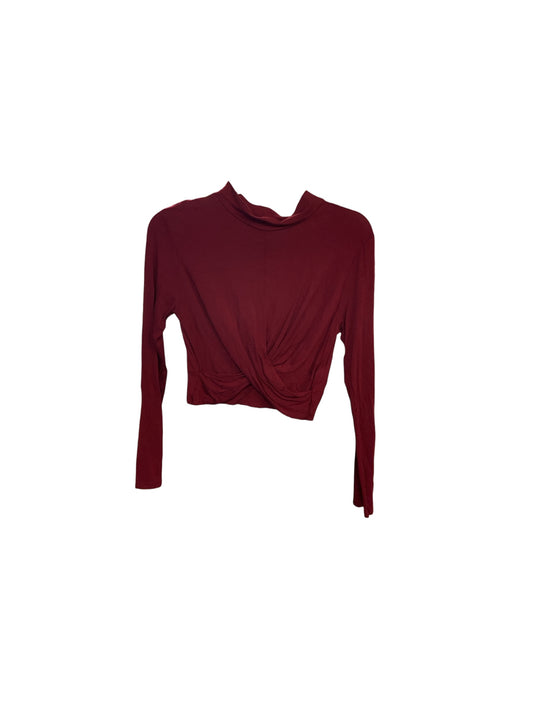 TopShop Women's Mock Tee Wine 8=M