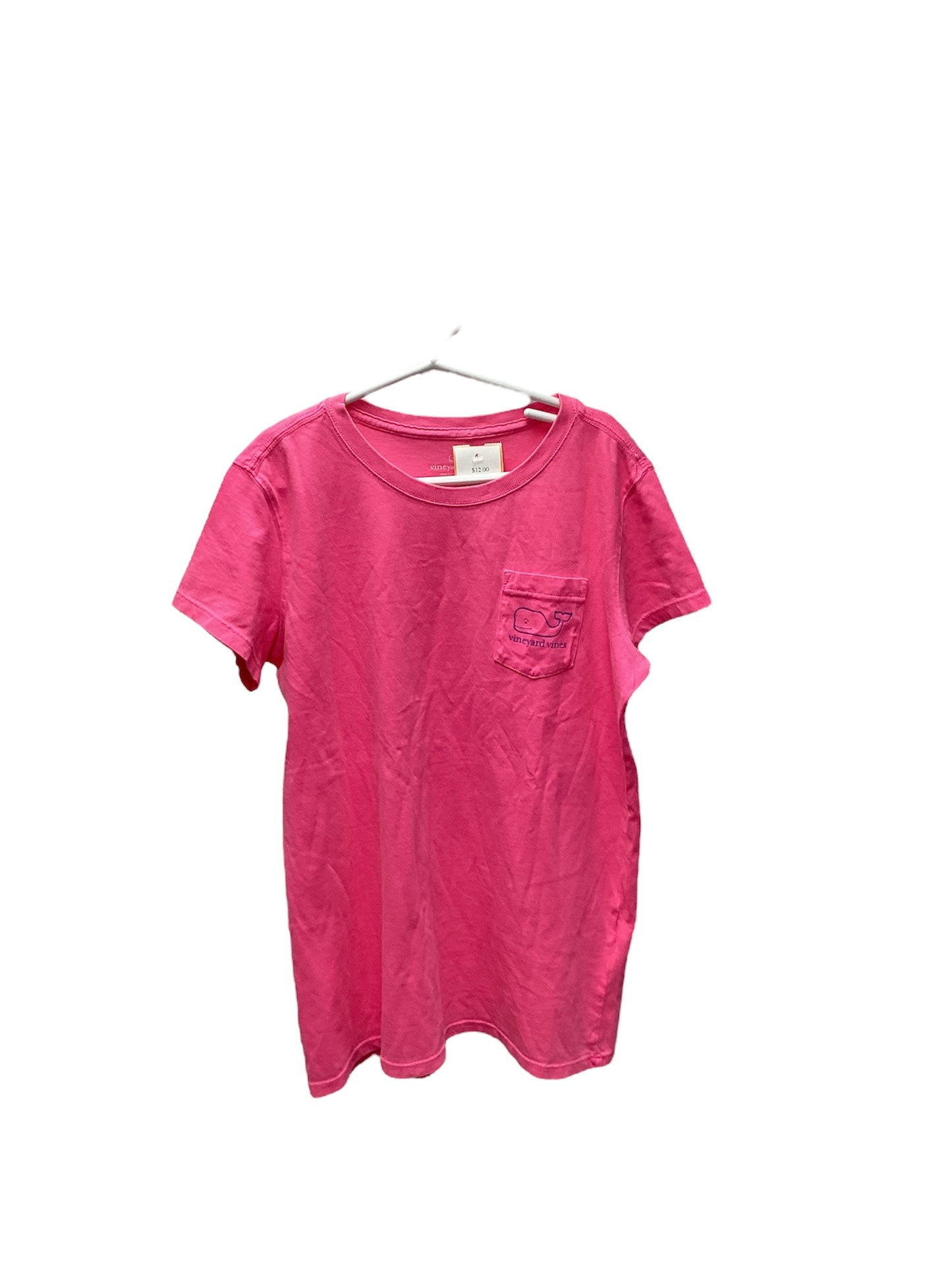 Vineyard Vines Girls Tee Pink 14