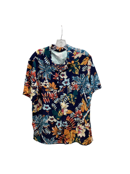 Denim & Flower Tropical Shirt L