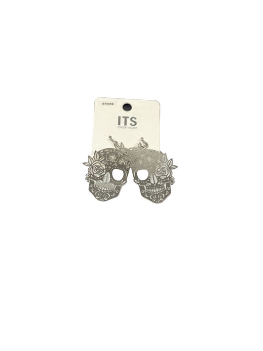 ITS Day of the Dead Silver Earings