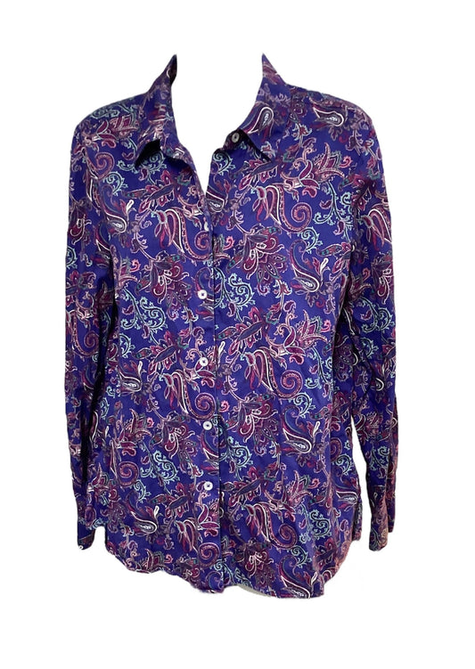 Foxcroft Women's Shirt Paisley 14