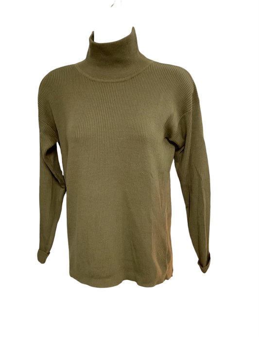 Ellen Tracy Women's Rib Sweater Olive M