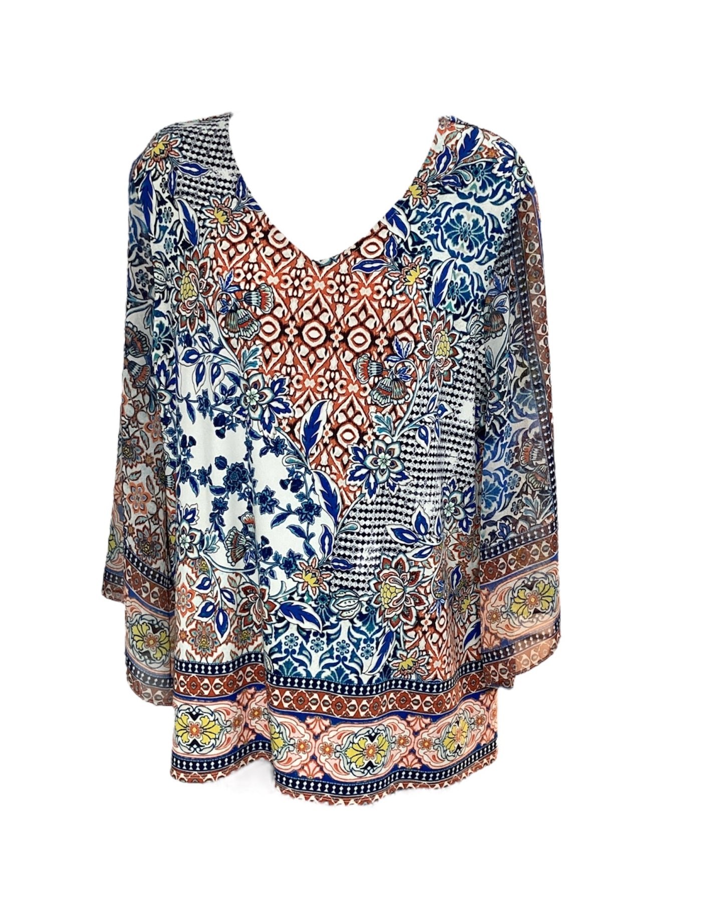 Chicos Women's Blue Multi Tunic 2=12