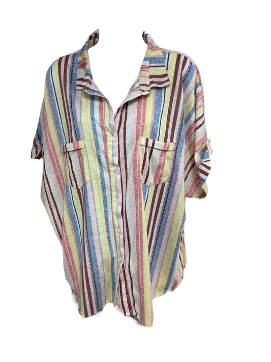 Eden & Olivia Women's Stripe Shirt 3X