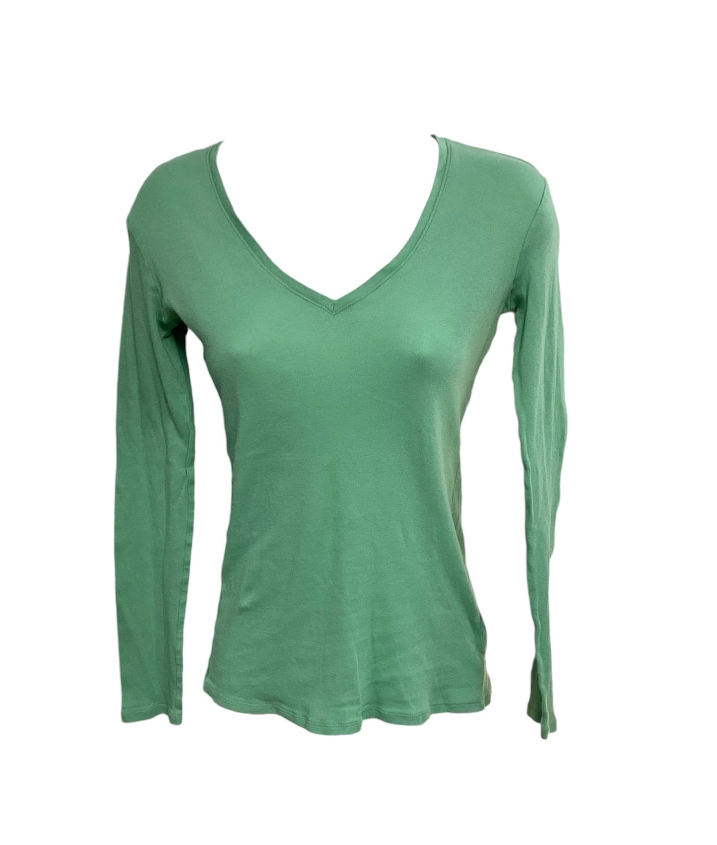 Gap Women's V Tee Green XS