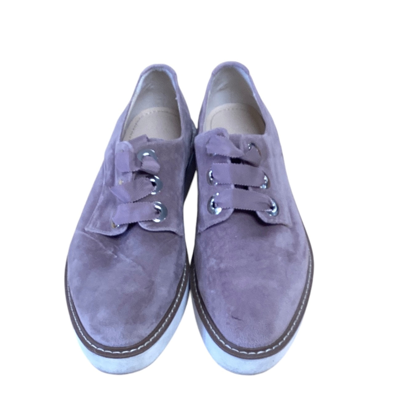 Zara Woman’s Lavender Oxfords 9