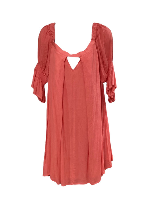 Umgee Women's Dress Salmon 1XL