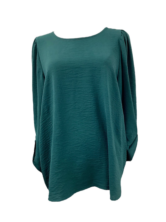 Ivy Jane Women's Blouse Green XL