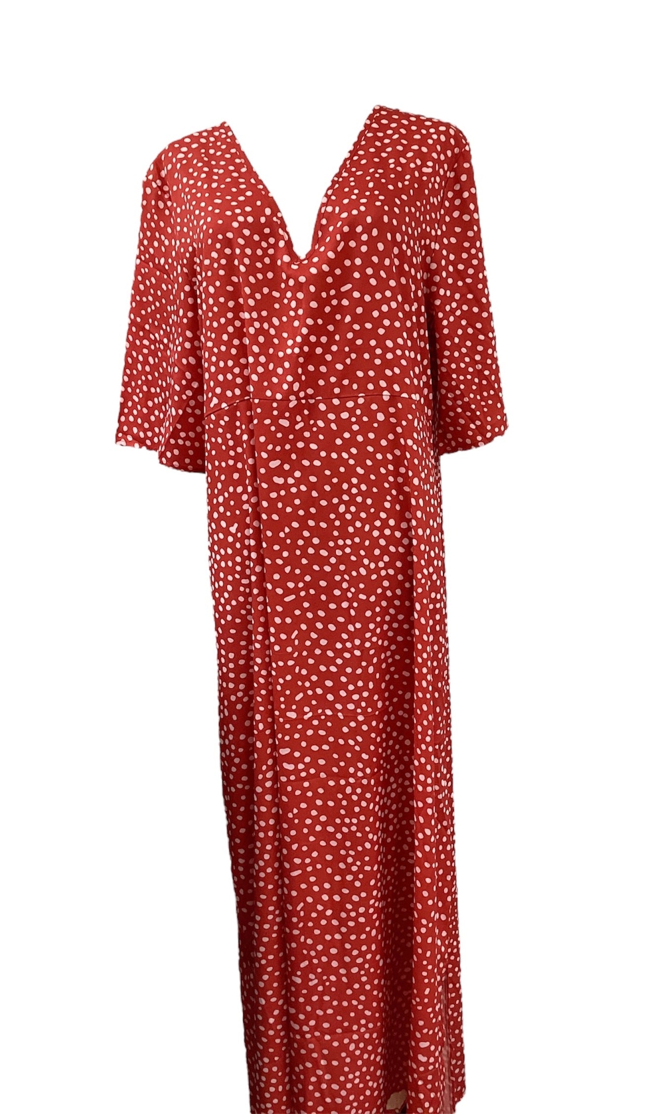 NWT Women’s Red Polka Dot Dress L