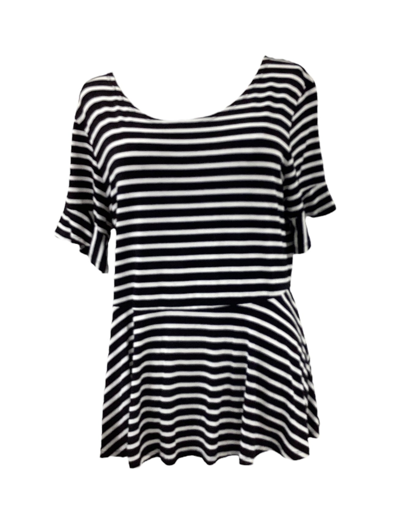 Chicos Women's Knit Top Stripe 1=8