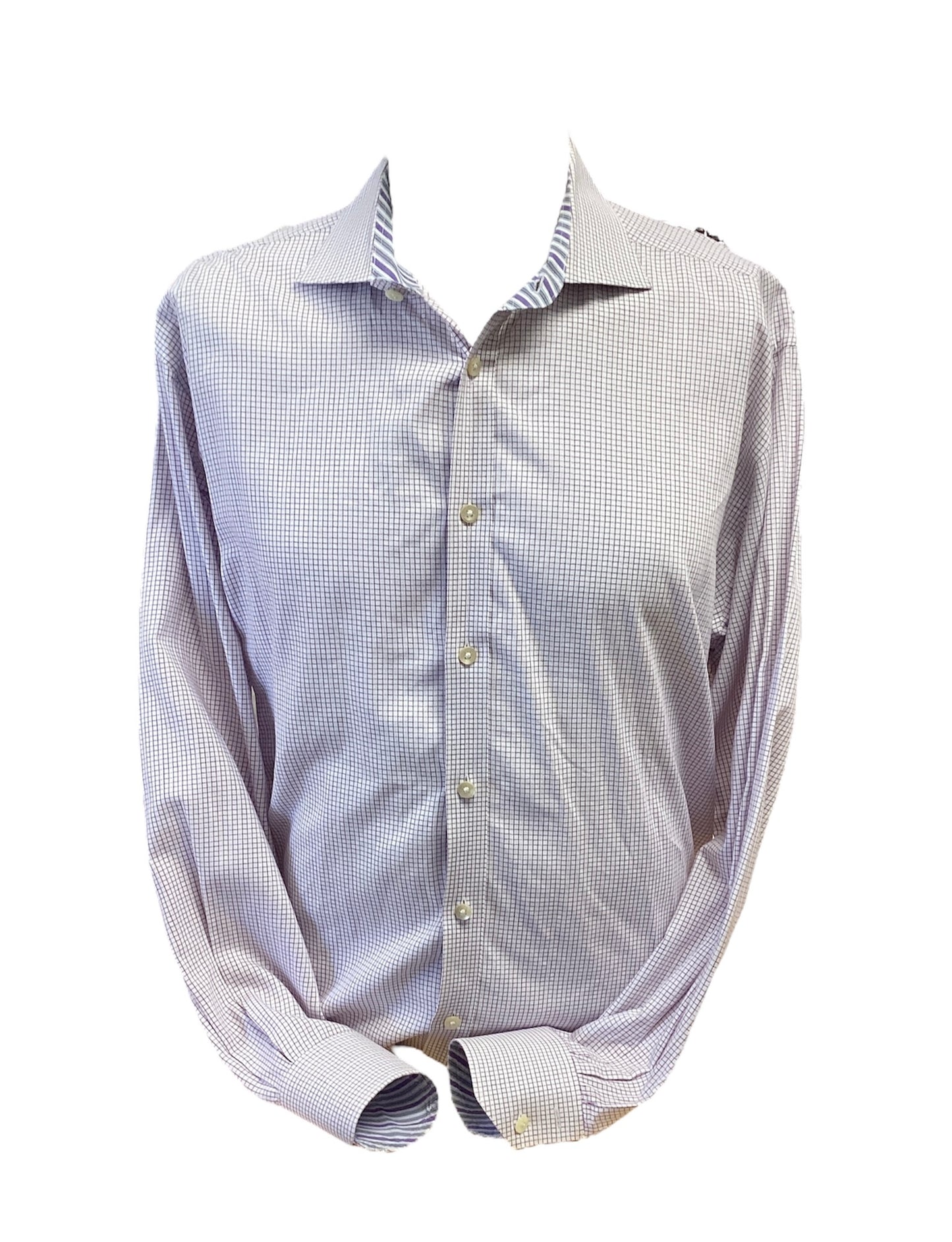 Thomas Dean Mens Shirt White 16 1/2 L