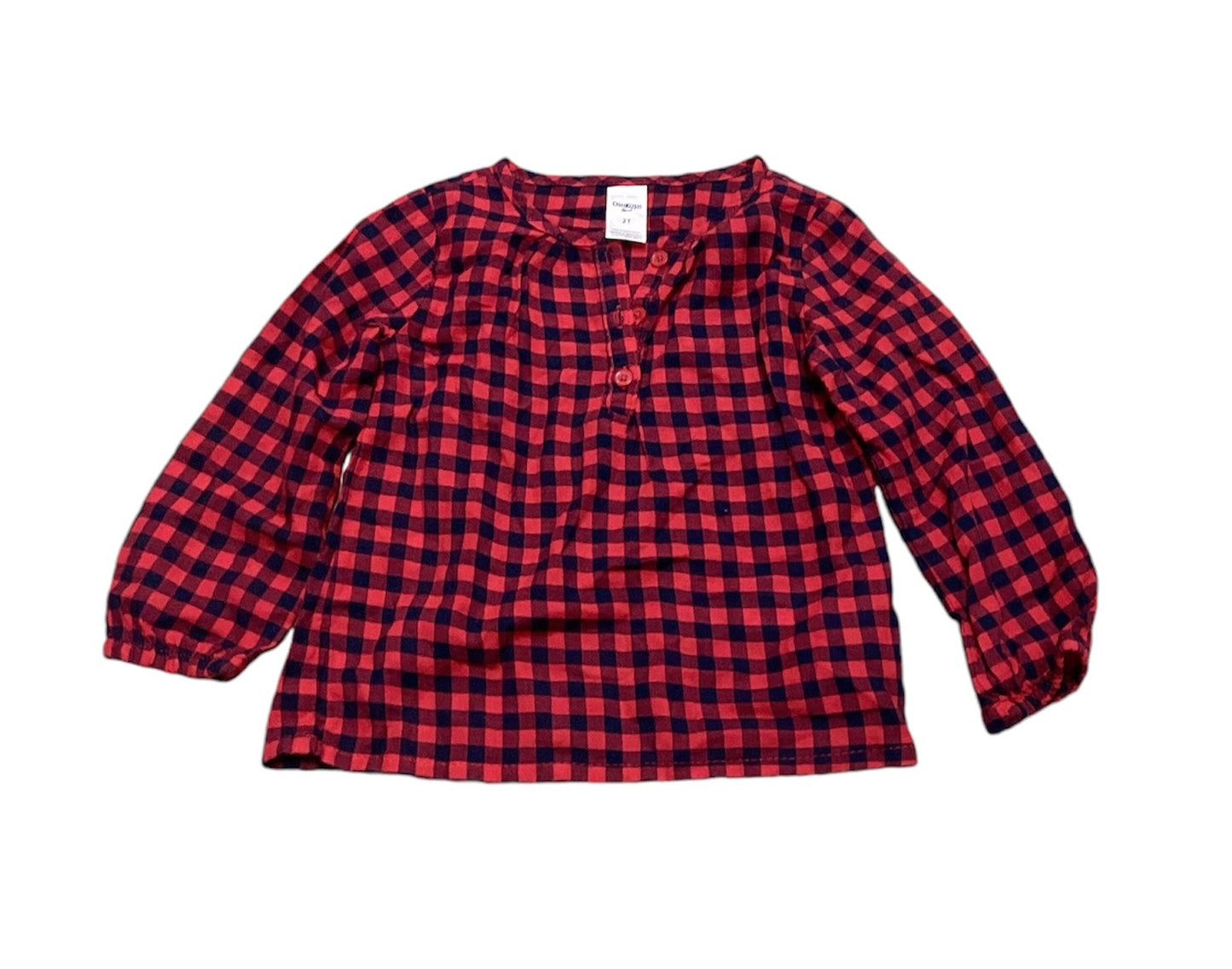 NWT Oshkosh Girls Red Shirt 2T