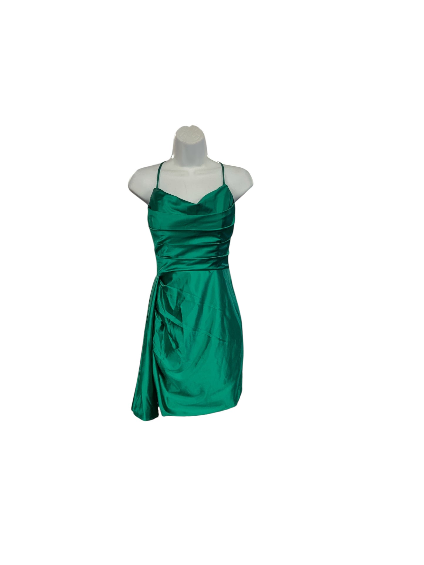 NWT Stacees Women's Cocktail Dress Emerald S