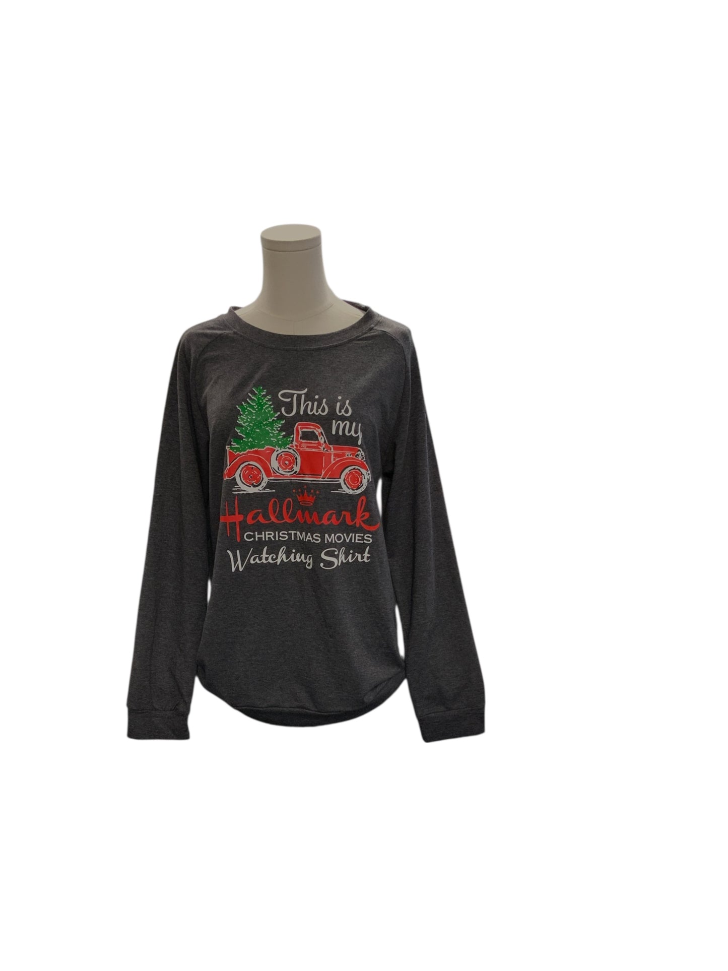 Women's This is My Hallmark..Sweatshirt Gray M