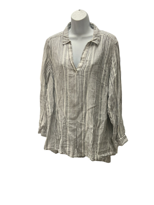 C & C Women's Linen Tunic 1X