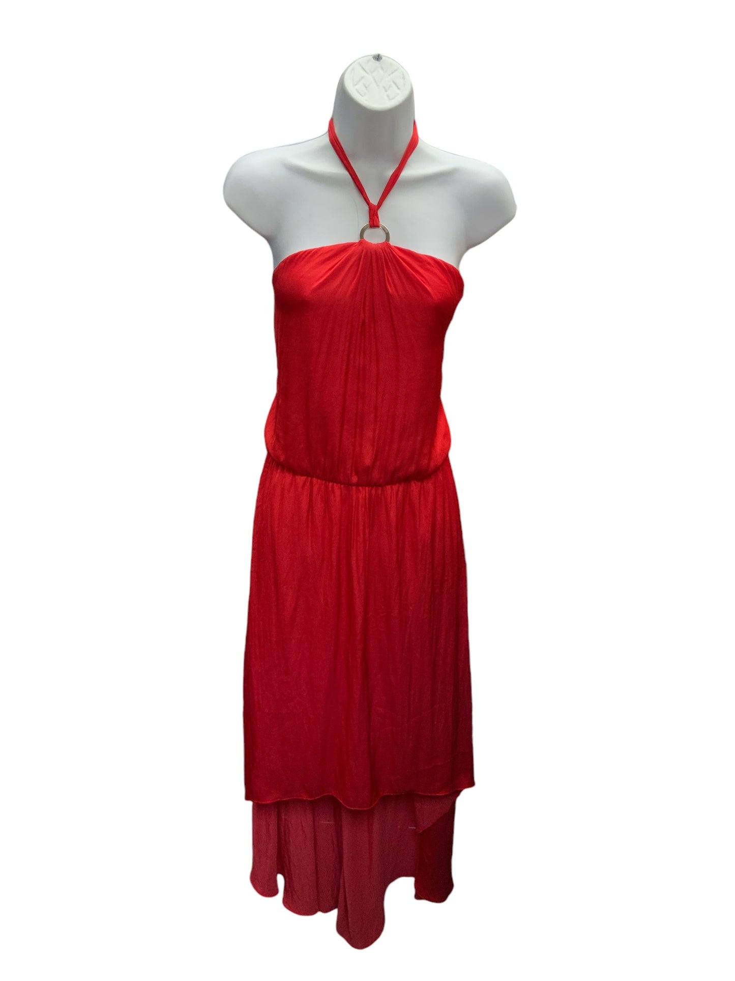 White House Black Market Women's Dress Red 12