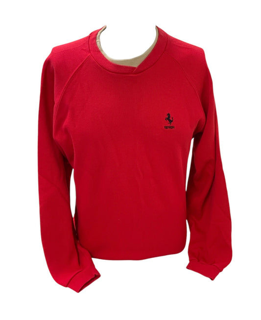 Ferrari Men's Terry Pullover Red L