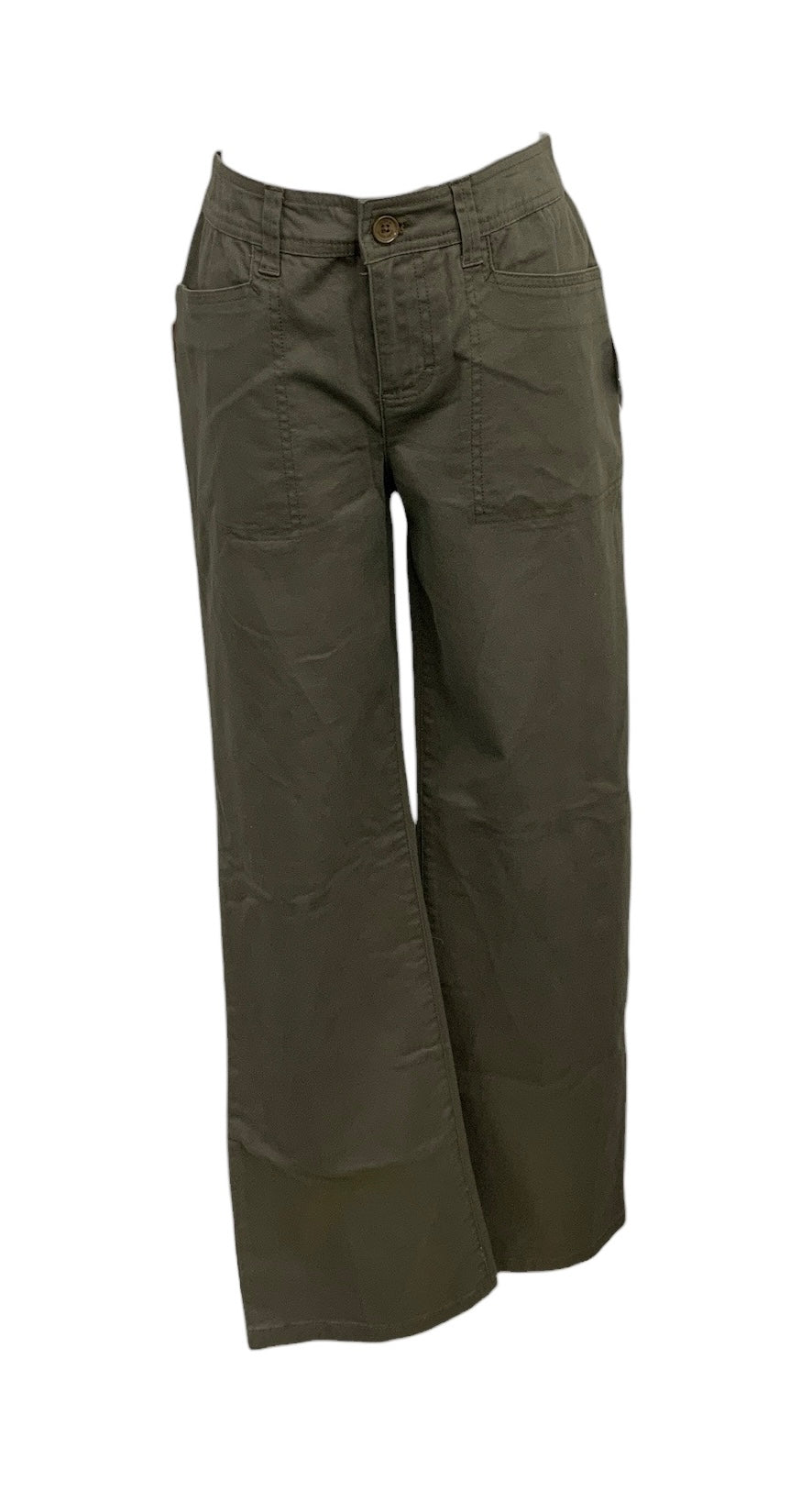 NWT Gloria Vanderbilt Women's Pant Olive 4P