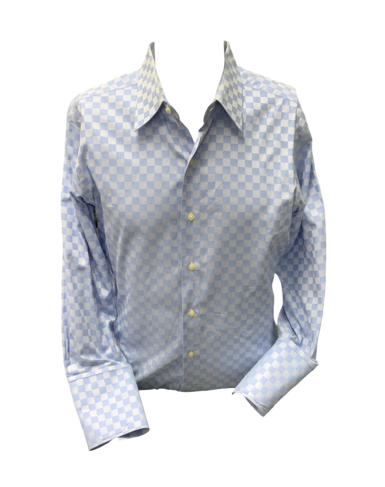 The Custom Shop Men's Shirt Blue Block XL