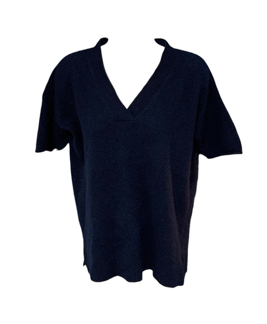 Saks Fifth Ave Womans Navy Top